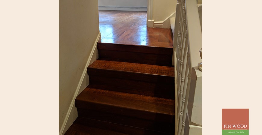 Stair cladding & Wood flooring makes a lasting impression in Wimbledon #CraftedForLife